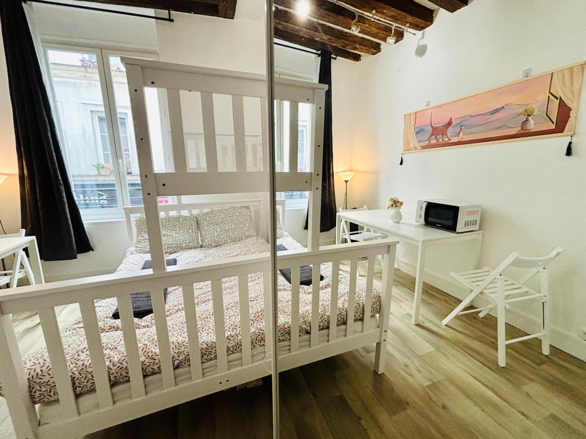 Dream Dwell Paris - Cozy Family Studio Near Quartier Marais Iiie פריז מראה חיצוני תמונה