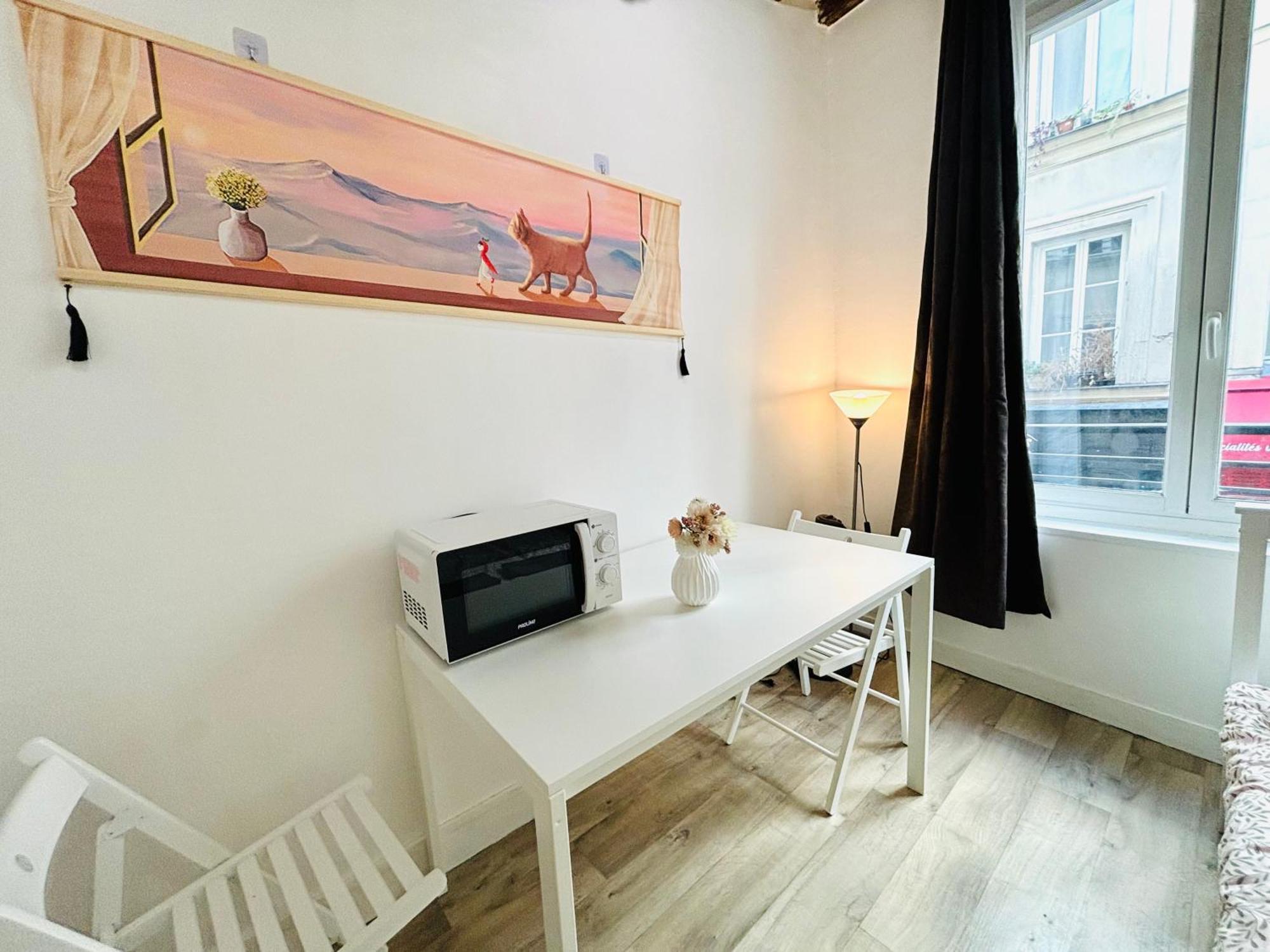 Dream Dwell Paris - Cozy Family Studio Near Quartier Marais Iiie פריז מראה חיצוני תמונה